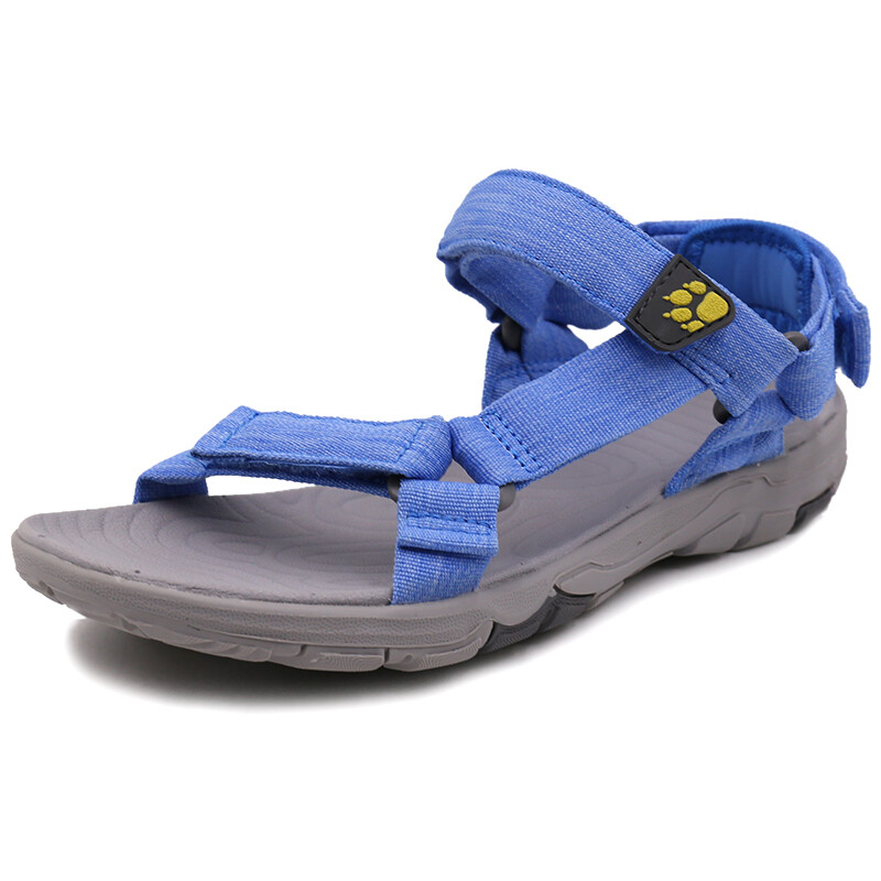 JACK WOLFSKIN/狼爪2017春夏女士新品户外休闲耐磨防滑凉鞋凉拖4022441 17新款海浪蓝4022441-1255 38/5