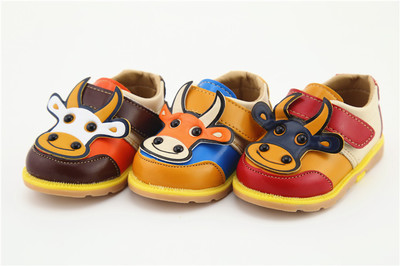 2014新款秋款宝宝鞋 牛头图案童鞋厂家直销，低价批发